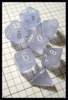 Dice : Dice - Dice Sets - Chessex Frosted Blue Set - Ebay June 2012
